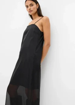 bonprix Bekleidung·Pullover & Strickjacken^Spaghetti-Trägerkleid schwarz