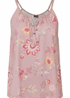 bonprix Nachhaltigere Materialien|Shirts & Tops^Spaghettiträger-Top rosenholz bedruckt