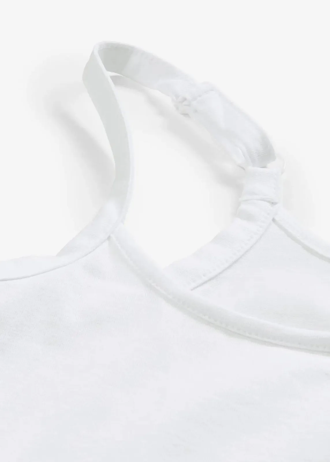 bonprix Shirts & Tops|Basics^Spaghettiträger-Top aus reiner Bio Baumwolle, (2er-Pack) weiß+schwarz
