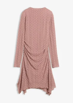 bonprix Kleider^Spitzenkleid mit Zipfelsaum rosenholz