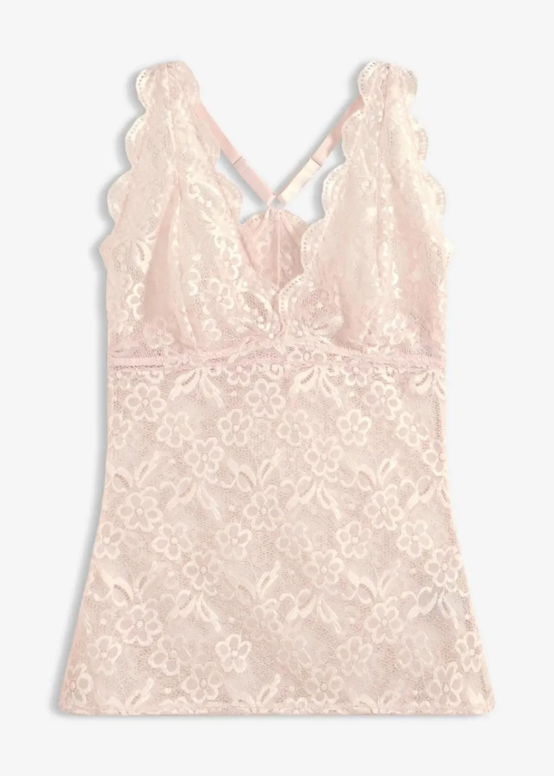 bonprix Corsagen & Negligés|Dessous^Spitzentop hellrosa