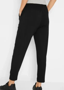 bonprix Bekleidung·Kleider|Hosen^Sporthose aus nachhaltiger Viskose, 7/8-Länge schwarz