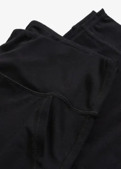 bonprix Bekleidung·Sweat|Bekleidung·Kleider^Sporthose mit Eingriffstaschen, schnelltrocknend schwarz