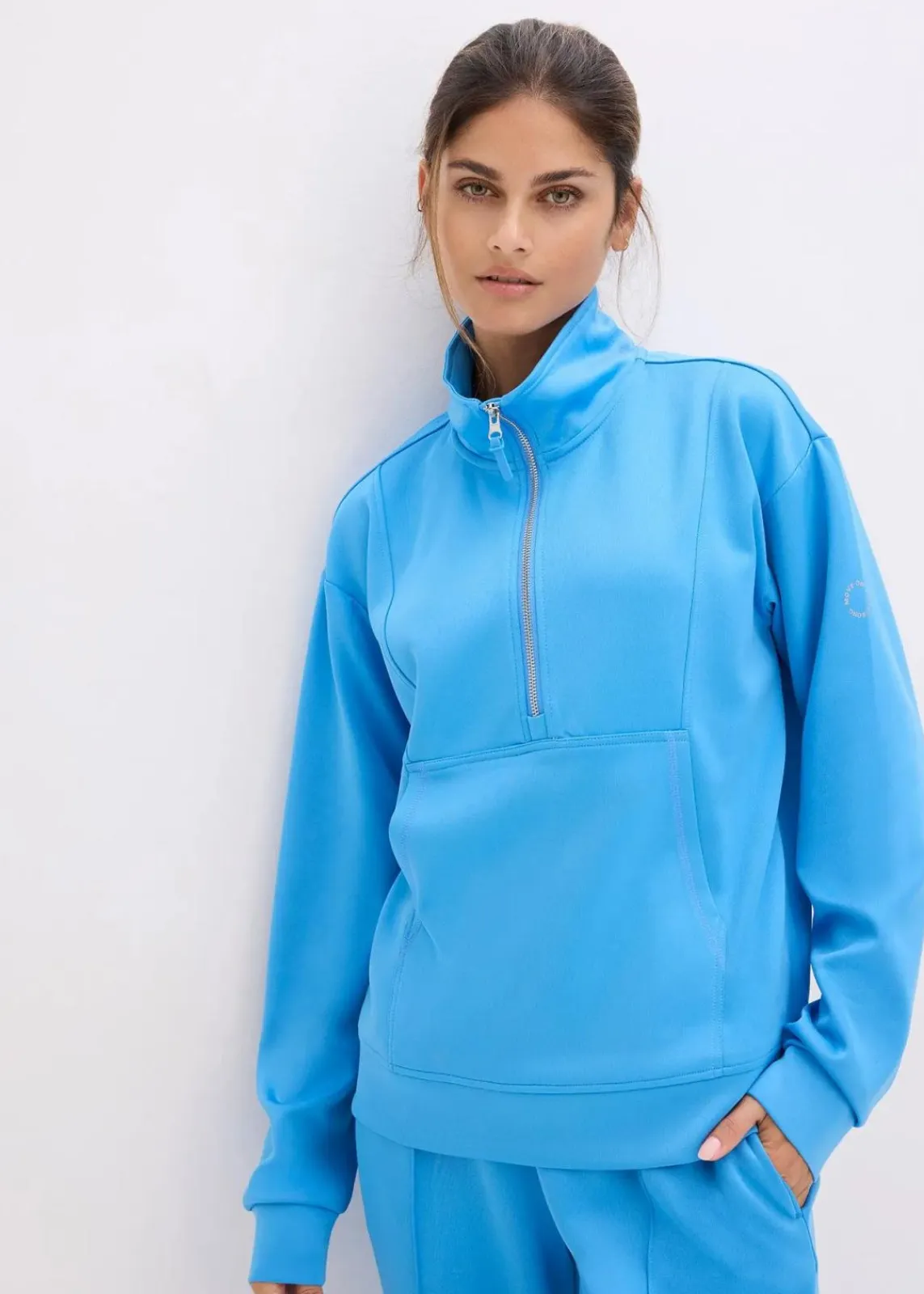 bonprix Jacken & Mäntel|Sportbekleidung^Sport-Jacke mit Stehkragen brilliantblau