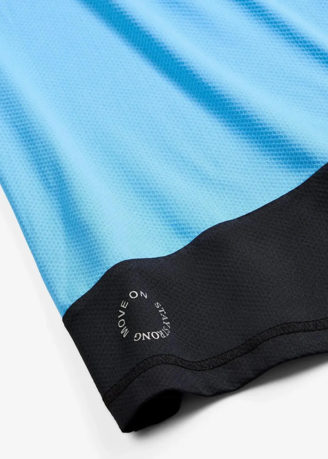 bonprix Shirts & Tops|Sportbekleidung^Sport-Shirt mit Strukturoptik brilliantblau/schwarz
