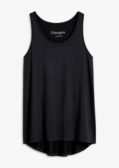 bonprix Shirts & Tops|Sportbekleidung^Sport-Top mit Racerback, schnelltrocknend schwarz