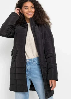 bonprix Jacken & Mäntel|Nachhaltigere Materialien^Steppjacke schwarz