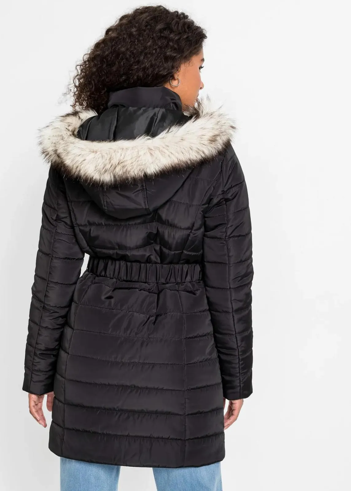bonprix Jacken & Mäntel|Nachhaltigere Materialien^Steppjacke schwarz