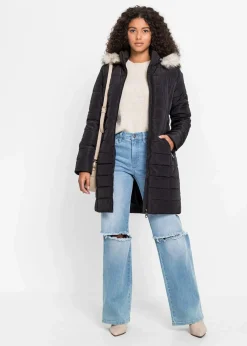 bonprix Jacken & Mäntel|Nachhaltigere Materialien^Steppjacke schwarz