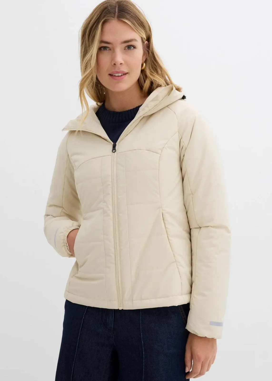 bonprix Bekleidung·Hosen|Jacken & Mäntel^Steppjacke hellsand