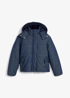 bonprix Jacken & Mäntel|Bekleidung·Hosen^Steppjacke aus Denim dunkelblau denim