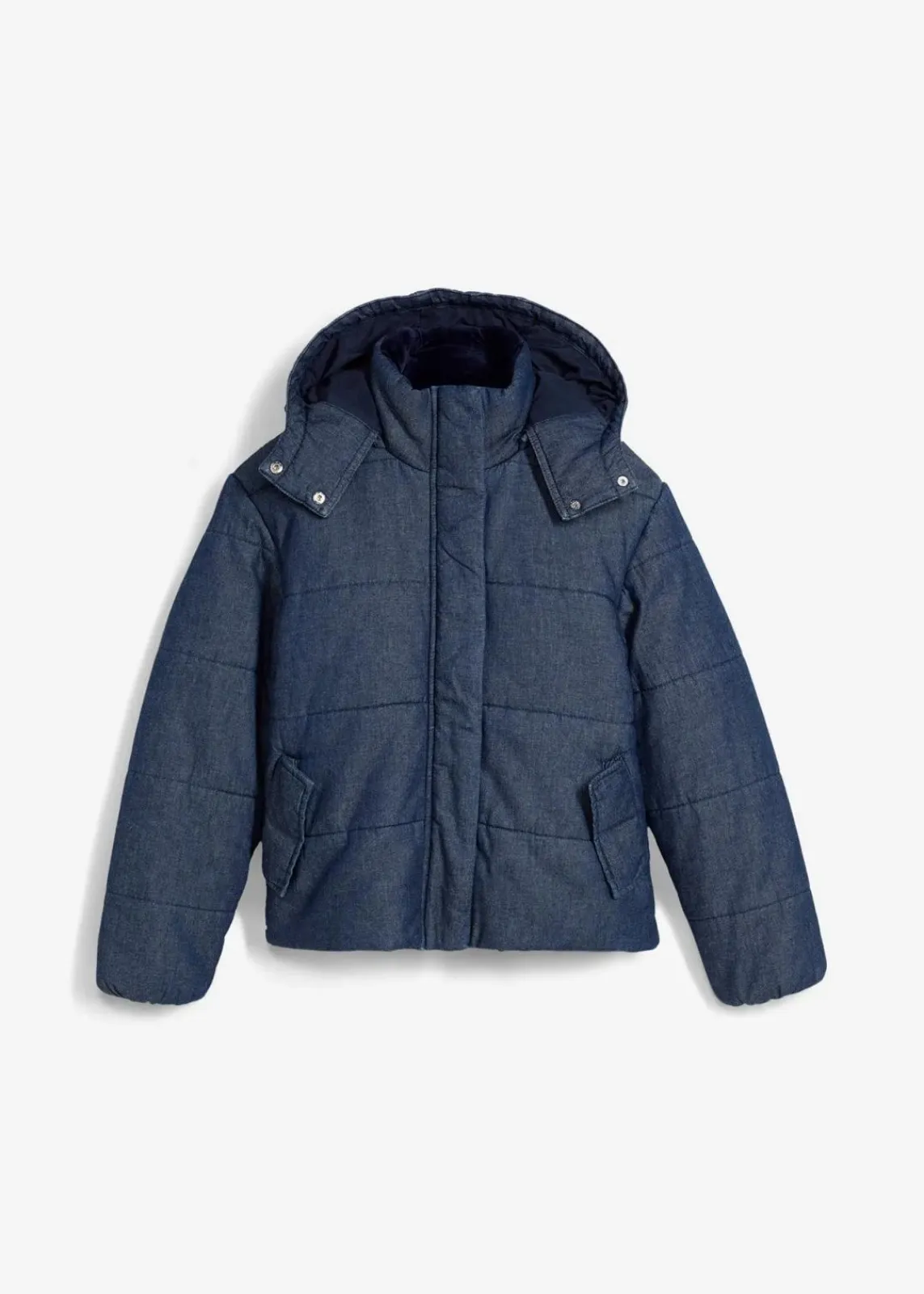 bonprix Jacken & Mäntel|Bekleidung·Hosen^Steppjacke aus Denim dunkelblau denim