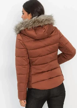 bonprix Jacken & Mäntel|Nachhaltigere Materialien^Steppjacke aus recyceltem Polyester kastanienbraun