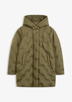 bonprix Bekleidung·Hosen|Jacken & Mäntel^Steppjacke in 2-in-1-Optik dunkeloliv