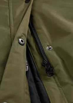 bonprix Bekleidung·Hosen|Jacken & Mäntel^Steppmantel dunkeloliv