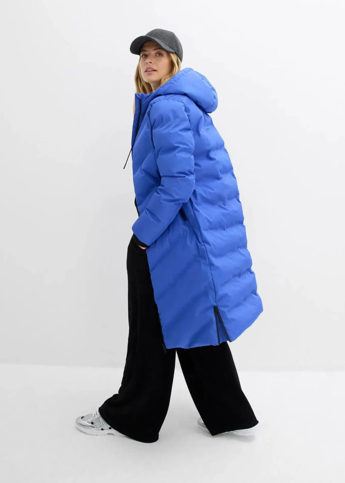 bonprix Jacken & Mäntel|Bekleidung·Hosen^Steppmantel edelsteinblau