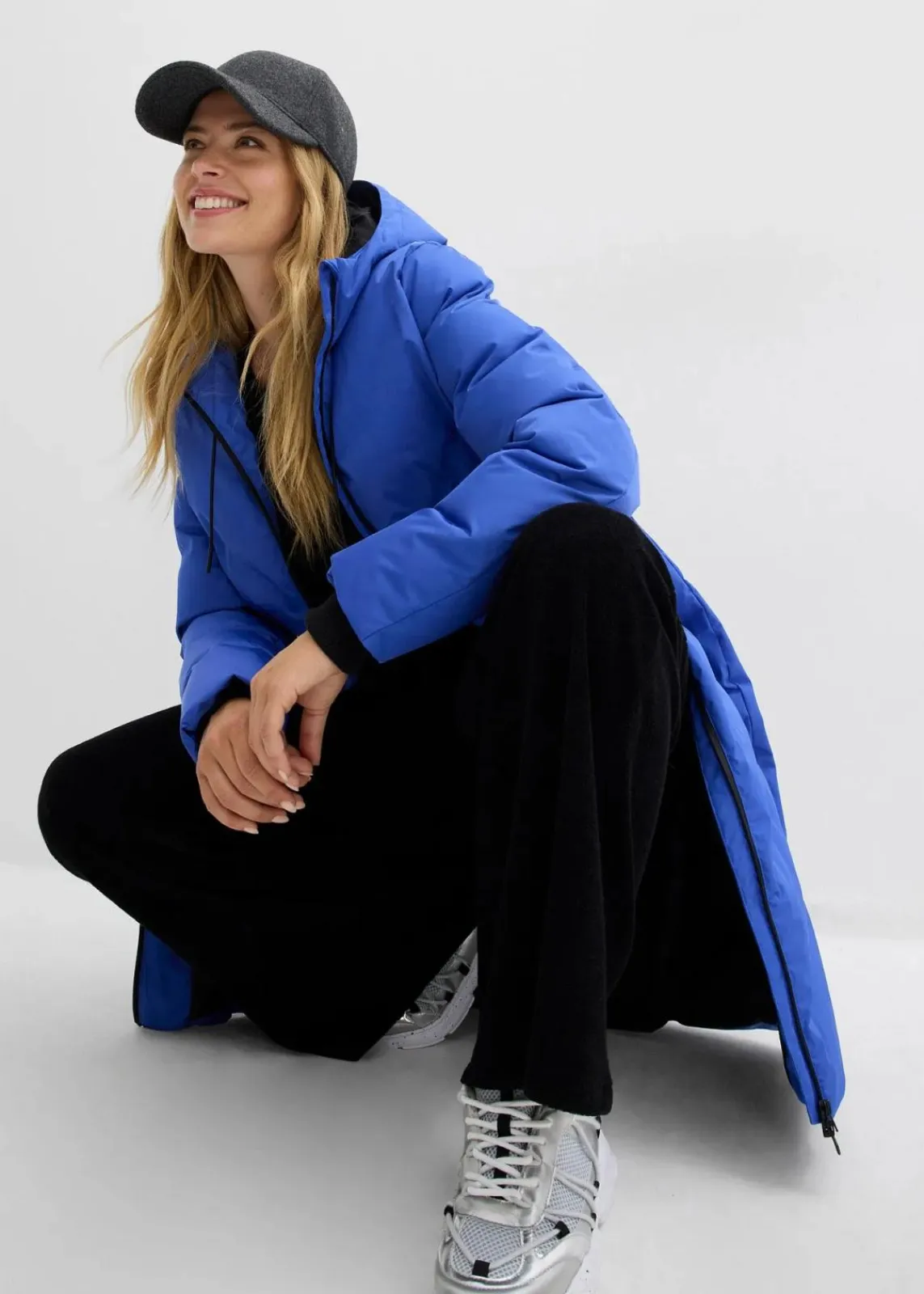 bonprix Jacken & Mäntel|Bekleidung·Hosen^Steppmantel edelsteinblau