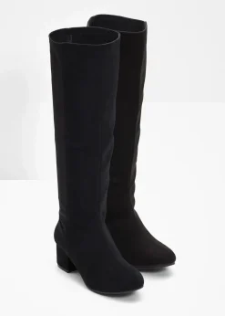 bonprix Komfortschuhe|Stiefel^Stiefel schwarz