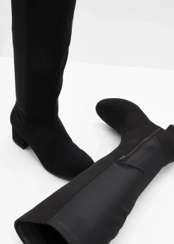 bonprix Komfortschuhe|Stiefel^Stiefel schwarz