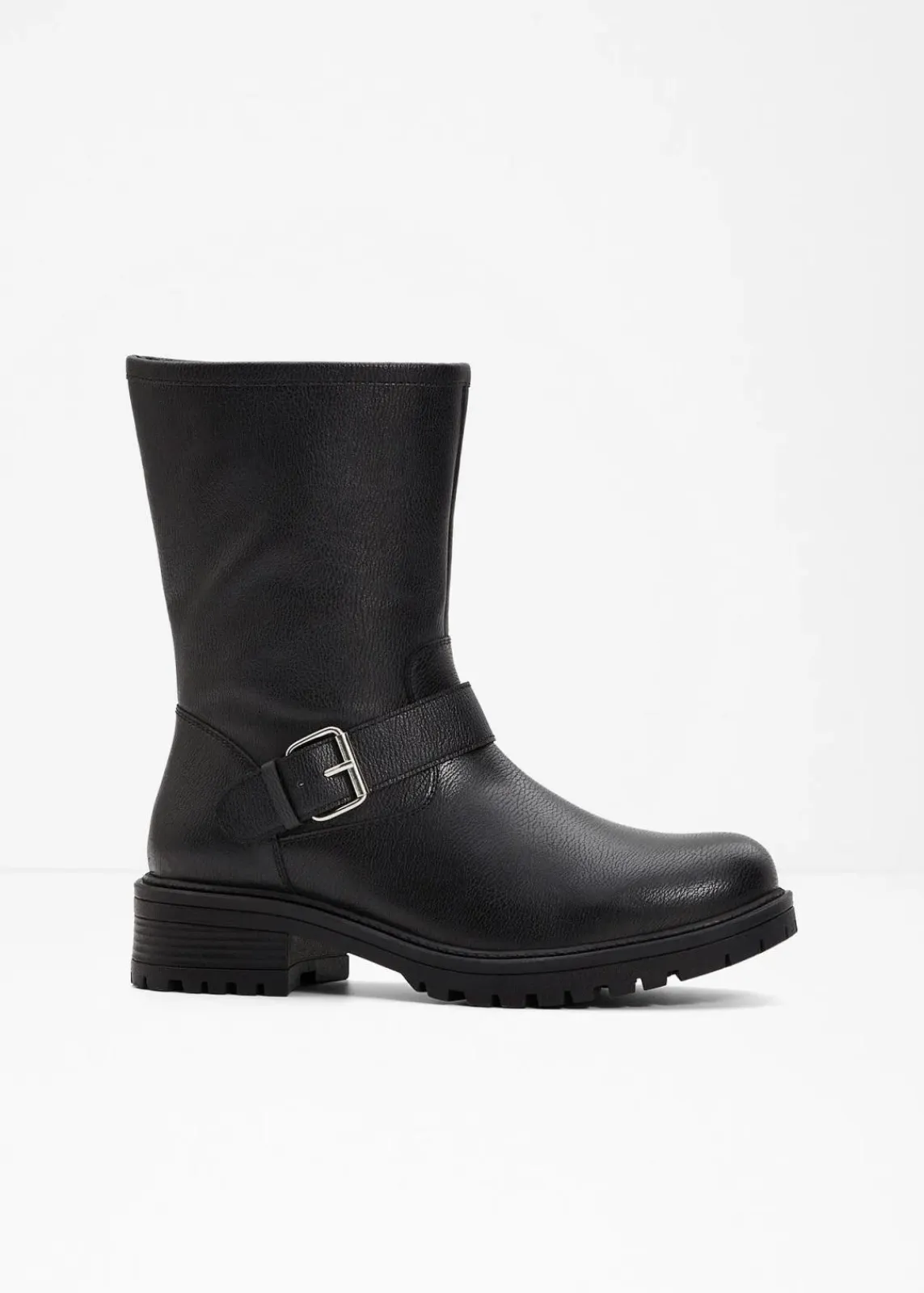 bonprix Gefütterte Winterschuhe|Stiefel^Stiefel schwarz