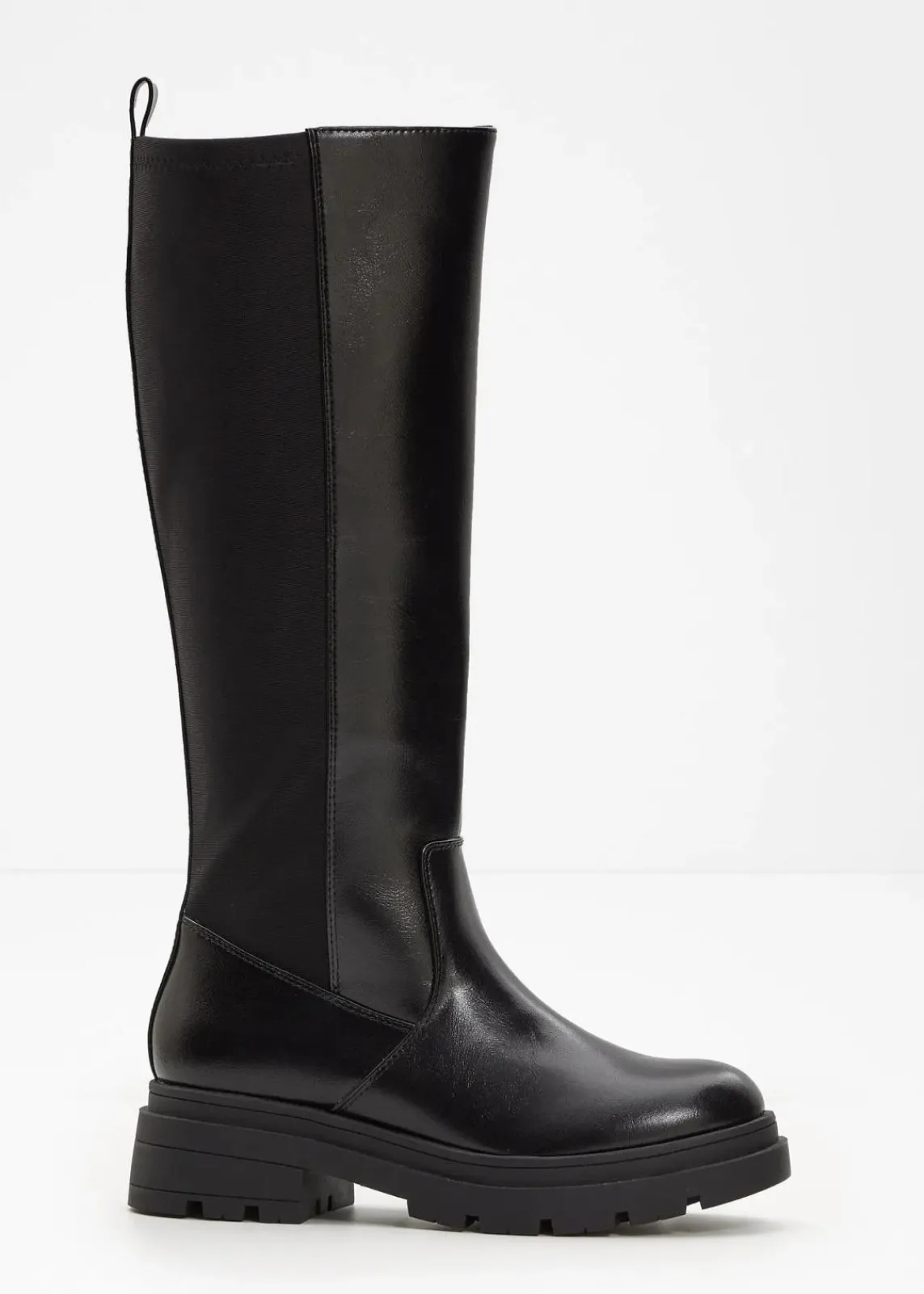 bonprix Stiefel|Schuhe & Accessoires In Spezialgrößen·Elastischer Schaft^Stiefel schwarz