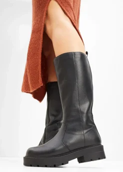 bonprix Stiefel|Gefütterte Winterschuhe^Stiefel schwarz
