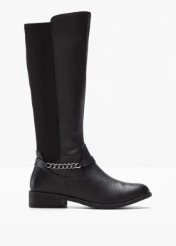 bonprix Komfortschuhe|Stiefel^Stiefel schwarz