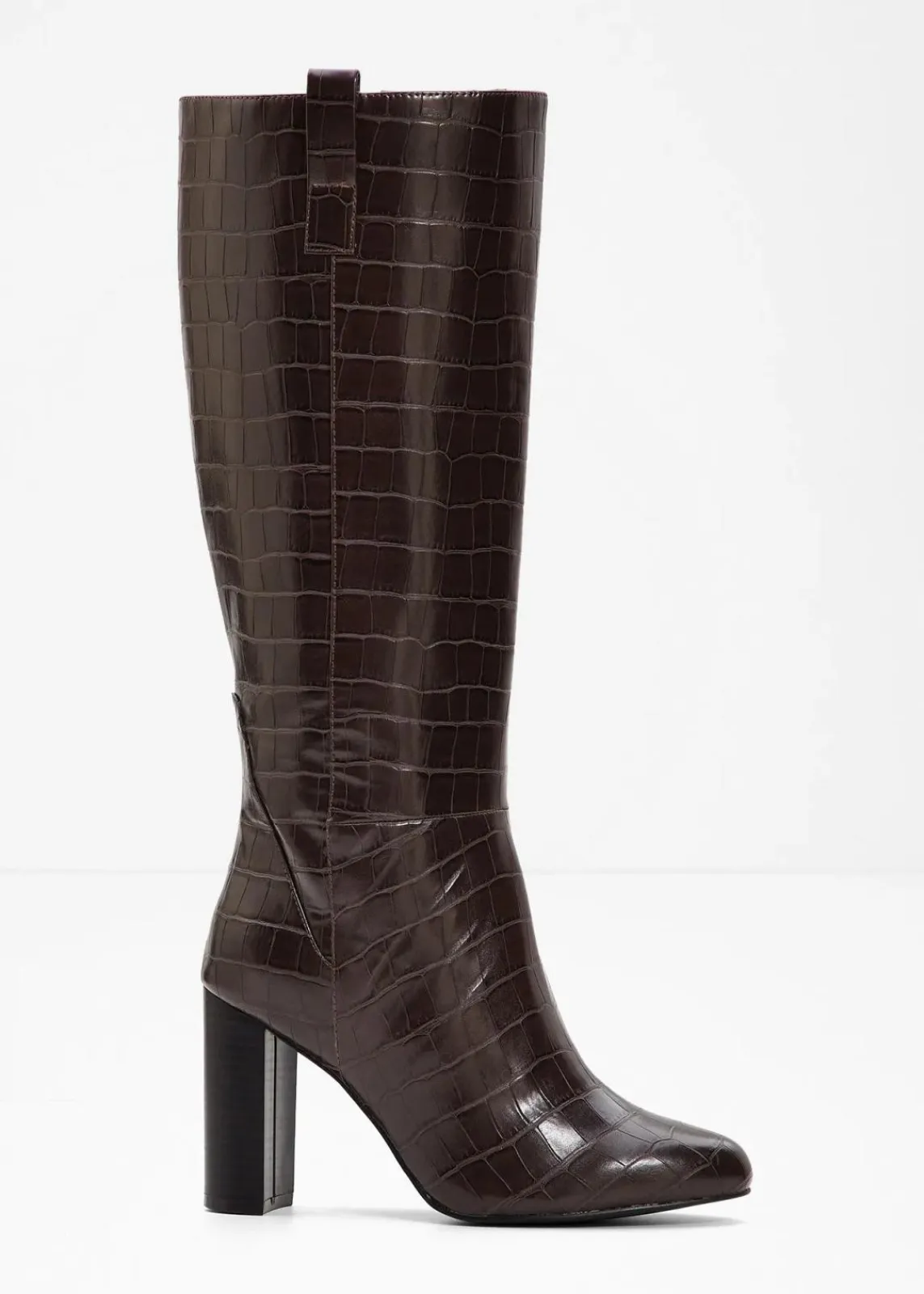 bonprix Stiefel^Stiefel dunkelbraun kroko