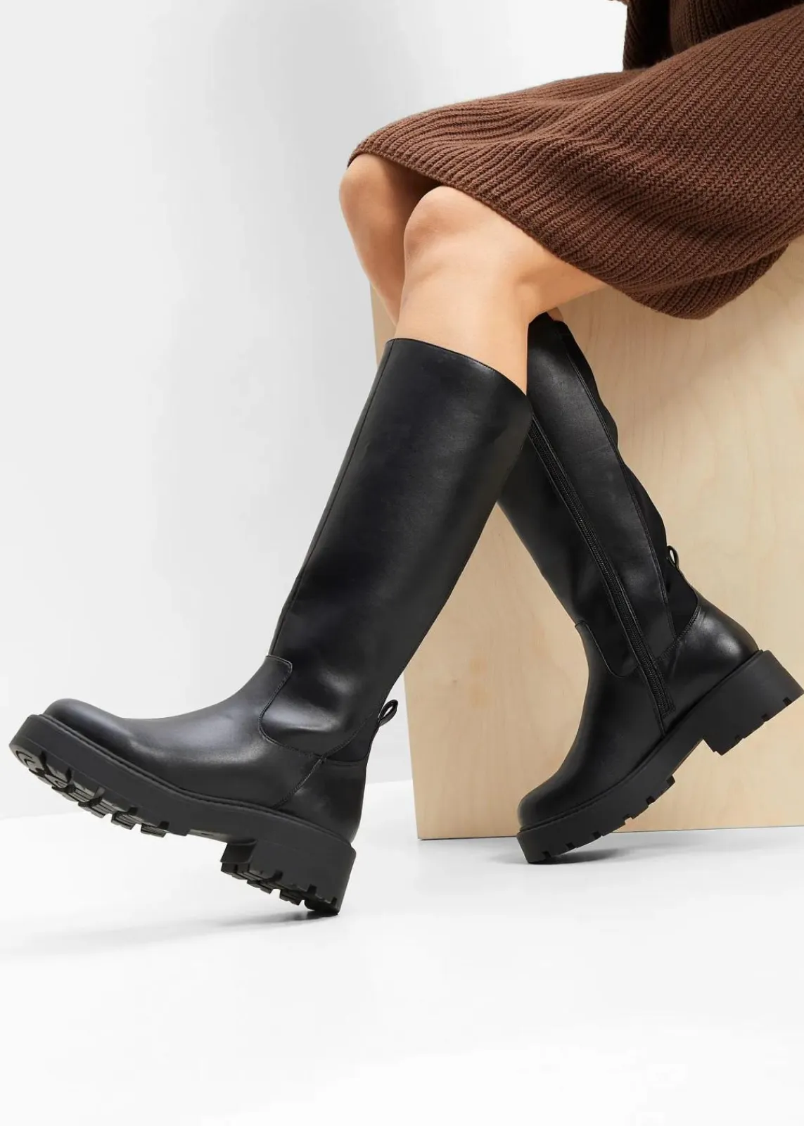 bonprix Schuhe & Accessoires In Spezialgrößen·Schuhe In Übergröße|Stiefel^Stiefel schwarz