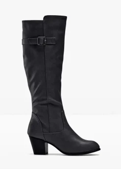 bonprix Stiefel|Schuhe & Accessoires In Spezialgrößen·Elastischer Schaft^Stiefel schwarz