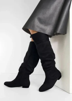 bonprix Stiefel|Schuhe & Accessoires In Spezialgrößen·Schuhe In Übergröße^Stiefel schwarz