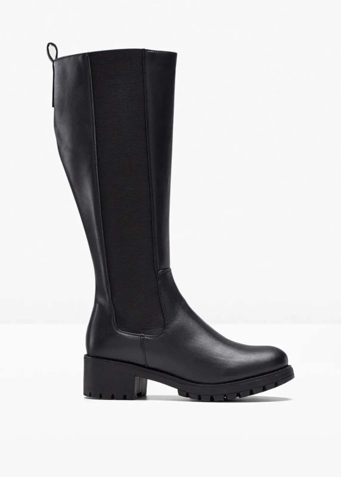 bonprix Stiefel|Schuhe & Accessoires In Spezialgrößen·Elastischer Schaft^Stiefel schwarz