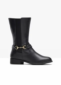 bonprix Schuhe & Accessoires In Spezialgrößen·Weite Schuhe|Schuhe & Accessoires In Spezialgrößen·Schuhe In Übergröße^Stiefel schwarz