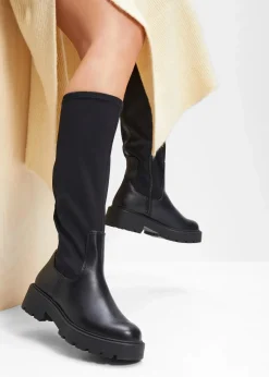 bonprix Stiefel|Schuhe & Accessoires In Spezialgrößen·Schuhe In Übergröße^Stiefel schwarz