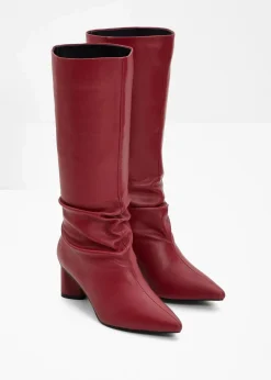 bonprix Stiefel^Stiefel rubinrot