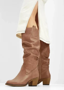 bonprix Schuhe & Accessoires In Spezialgrößen·Schuhe In Übergröße|Stiefel^Stiefel camel