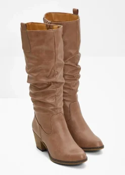 bonprix Schuhe & Accessoires In Spezialgrößen·Schuhe In Übergröße|Stiefel^Stiefel camel
