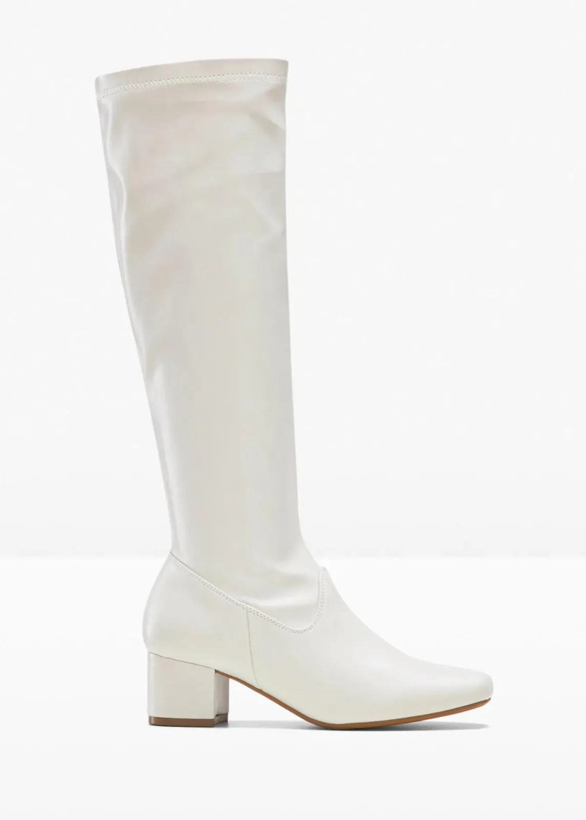bonprix Schuhe & Accessoires In Spezialgrößen·Schuhe In Übergröße|Schuhe & Accessoires In Spezialgrößen·Elastischer Schaft^Stiefel wollweiß