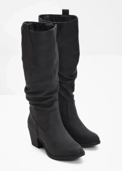 bonprix Stiefel|Schuhe & Accessoires In Spezialgrößen·Schuhe In Übergröße^Stiefel schwarz
