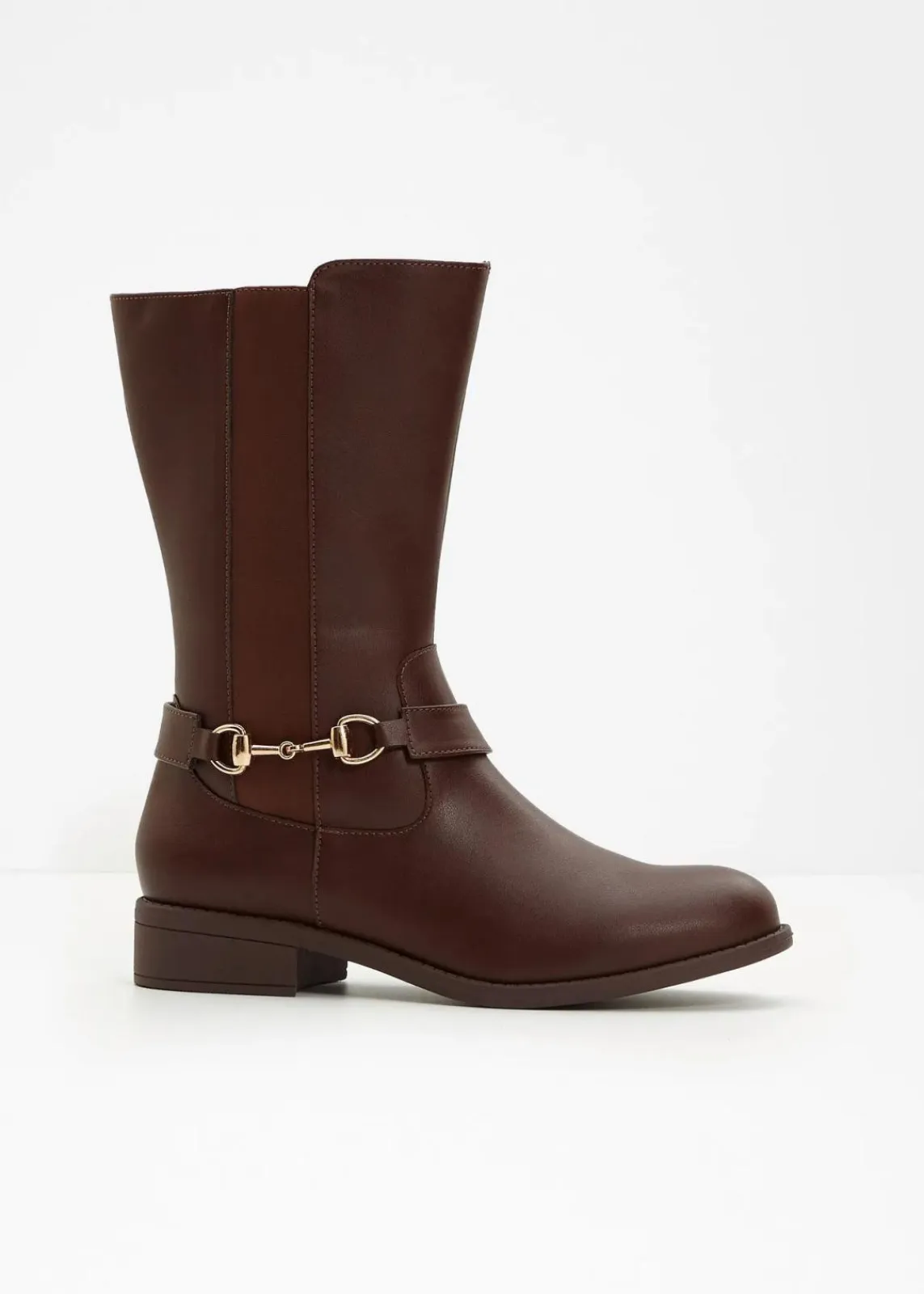 bonprix Stiefel|Schuhe & Accessoires In Spezialgrößen·Elastischer Schaft^Stiefel dunkelbraun