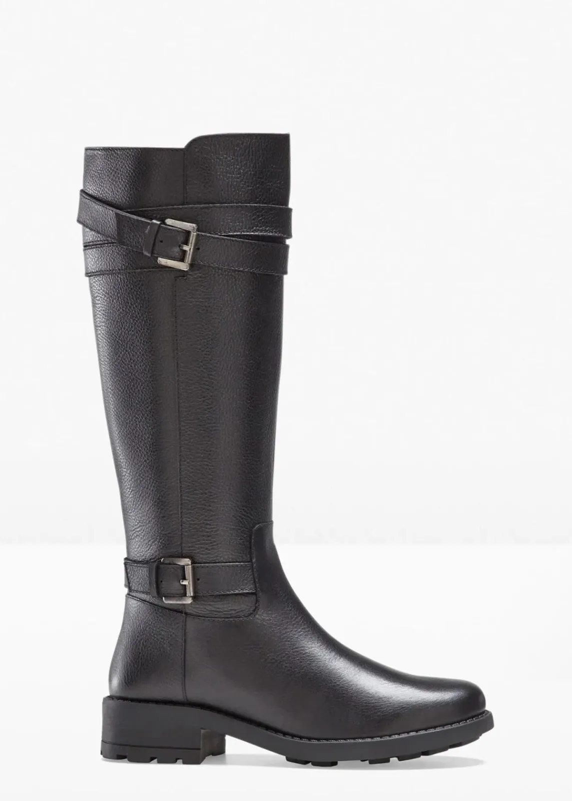 bonprix Stiefel|Schuhe & Accessoires In Spezialgrößen·Schuhe In Übergröße^Stiefel aus Leder schwarz