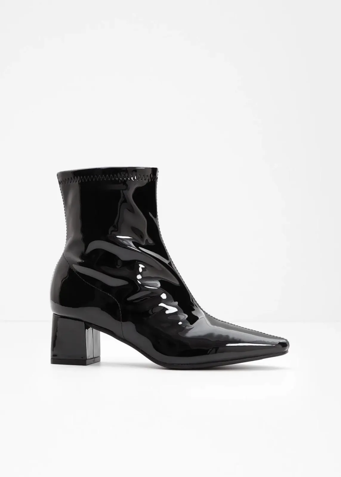 bonprix Stiefeletten|Schuhe & Accessoires In Spezialgrößen·Elastischer Schaft^Stiefeletten schwarz