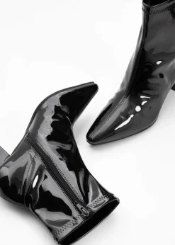 bonprix Stiefeletten|Schuhe & Accessoires In Spezialgrößen·Elastischer Schaft^Stiefeletten schwarz