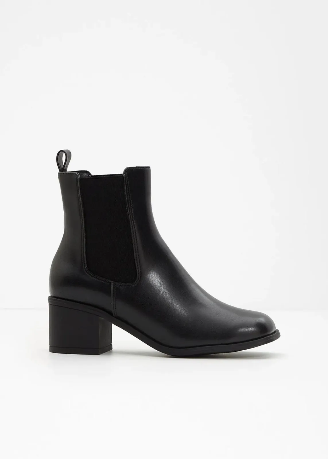 bonprix Stiefeletten|Schuhe & Accessoires In Spezialgrößen·Elastischer Schaft^Stiefeletten schwarz