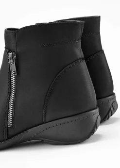 bonprix Gefütterte Winterschuhe|Stiefeletten^Stiefeletten schwarz