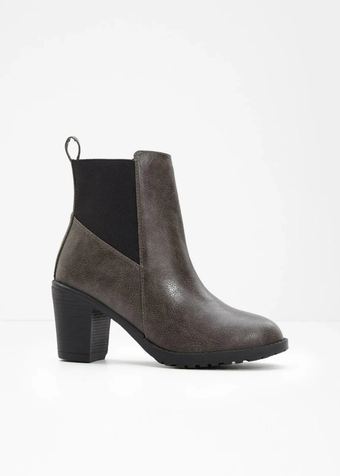 bonprix Schuhe & Accessoires In Spezialgrößen·Elastischer Schaft|Stiefeletten^Stiefeletten anthrazit