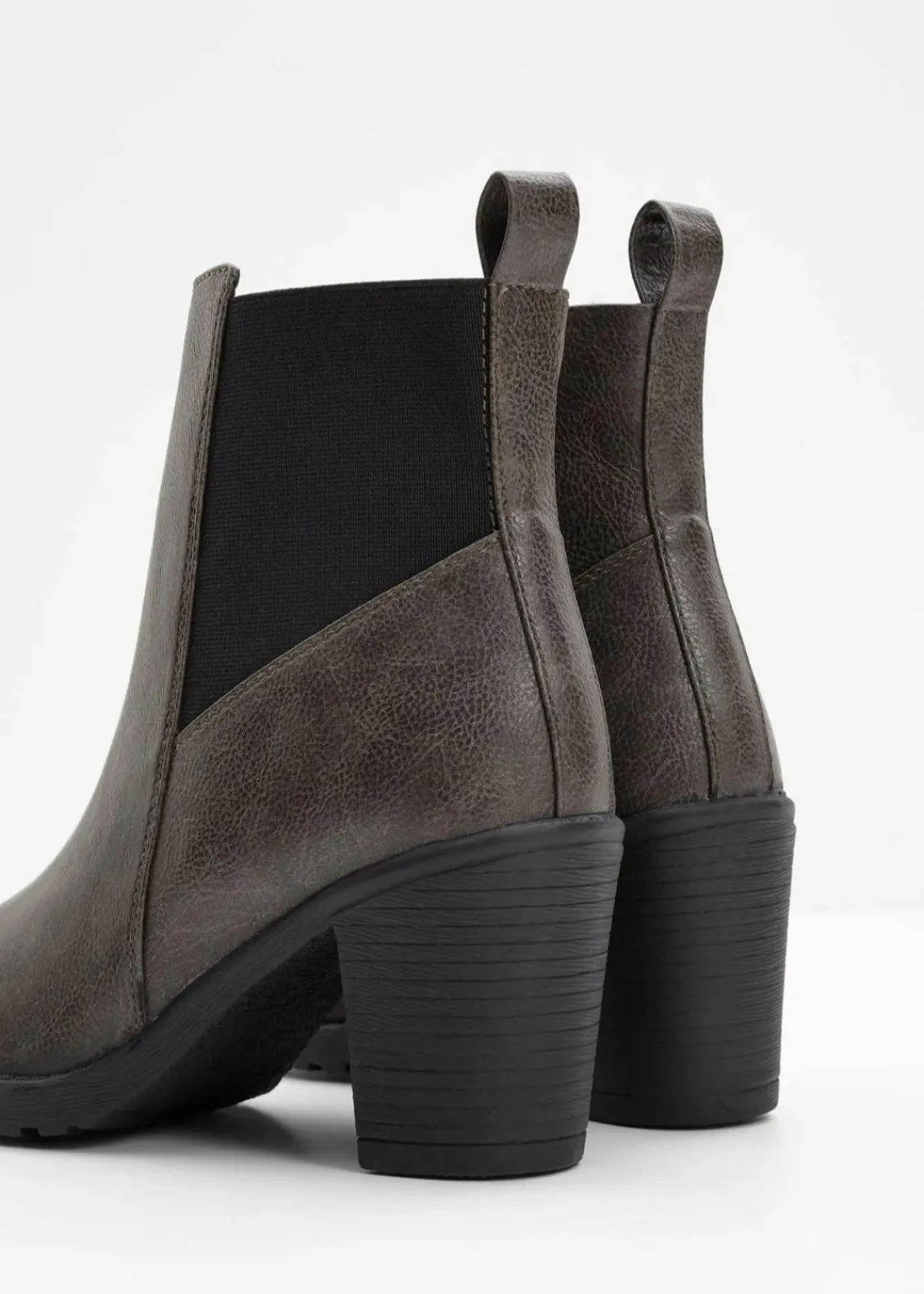 bonprix Schuhe & Accessoires In Spezialgrößen·Elastischer Schaft|Stiefeletten^Stiefeletten anthrazit
