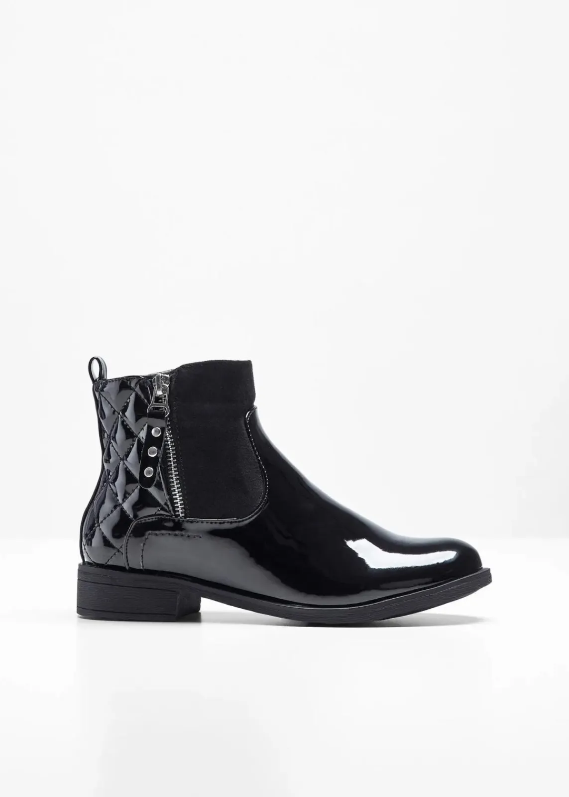 bonprix Stiefeletten|Schuhe & Accessoires In Spezialgrößen·Elastischer Schaft^Stiefeletten schwarz