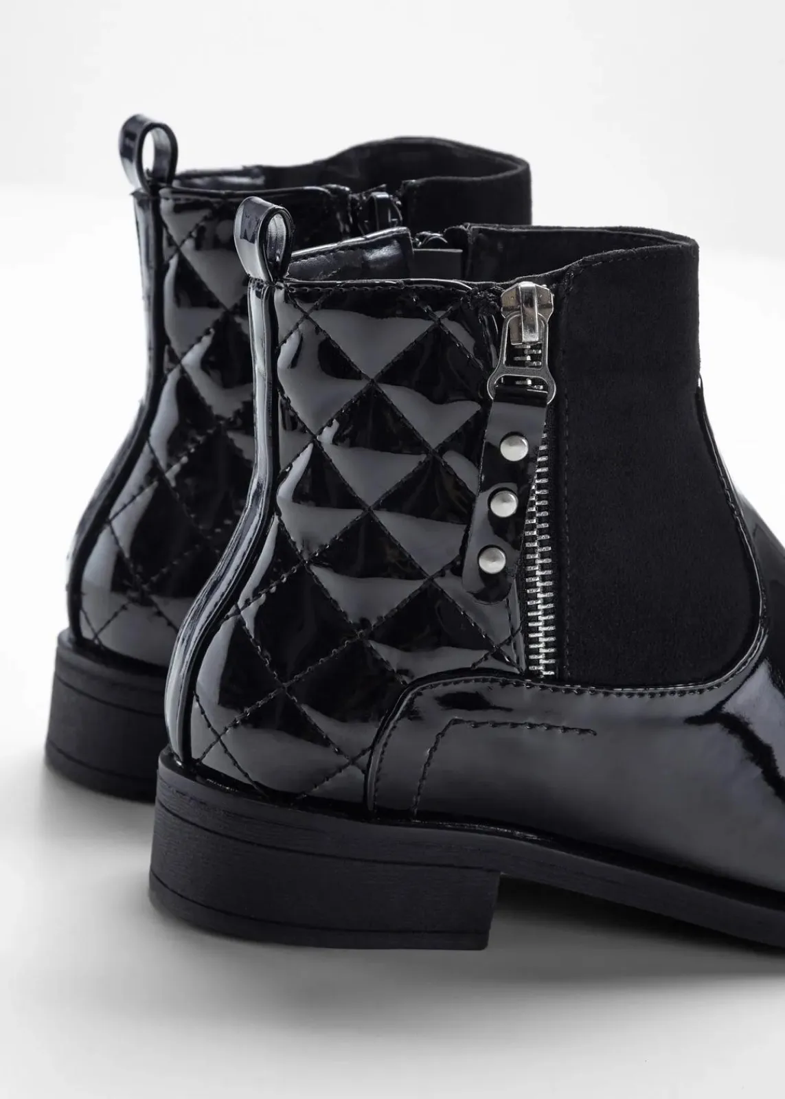 bonprix Stiefeletten|Schuhe & Accessoires In Spezialgrößen·Elastischer Schaft^Stiefeletten schwarz
