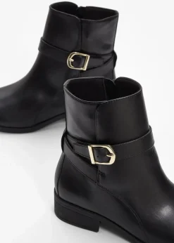 bonprix Stiefeletten^Stiefeletten schwarz